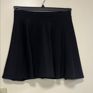 Elegant Black Skater Skirt